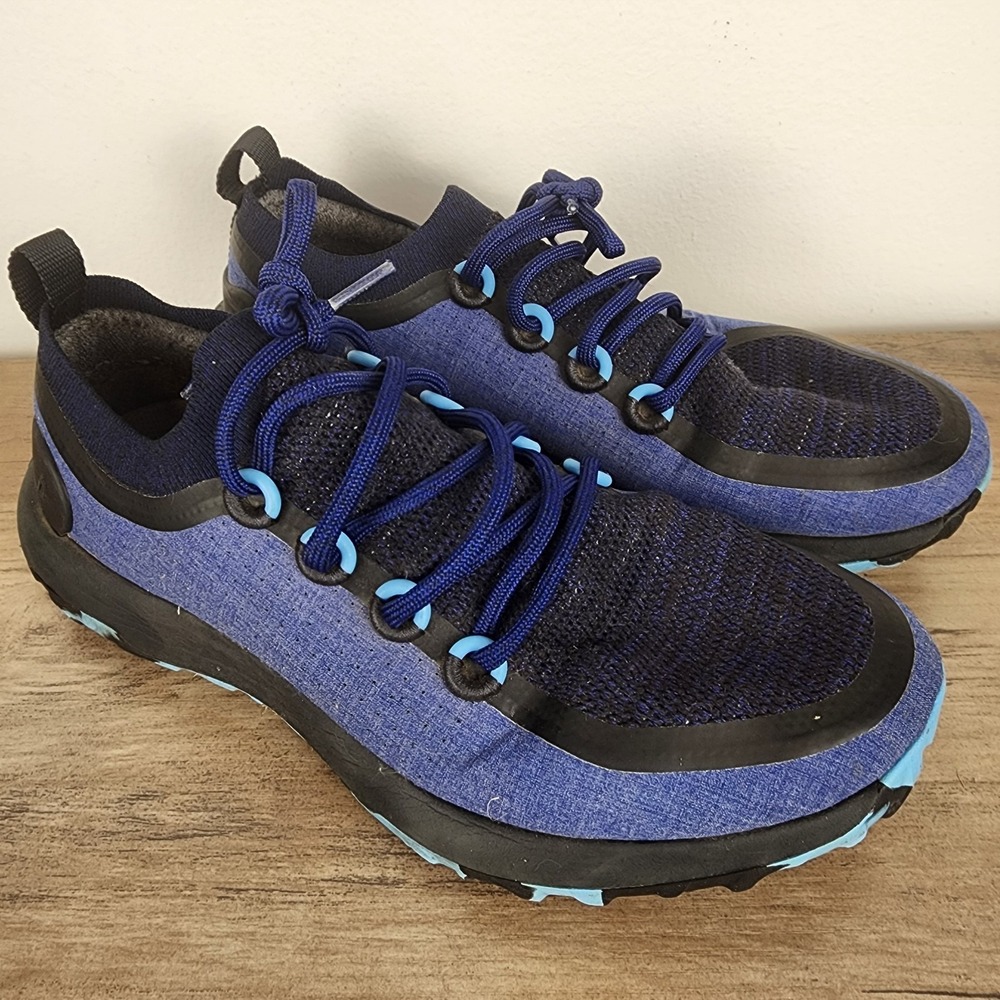 Allbirds Men's Navy and Light Blue Sneakers - Picture 2 of 7